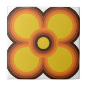 ontwerp van de retro - bloem tegeltje (Voorkant)