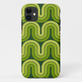Ontwerp van de retro geometrische gradiënt Case-Mate iPhone case (Achterkant)