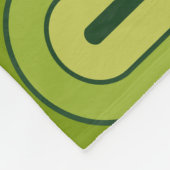 Ontwerp van de retro geometrische gradiënt fleece deken (Hoek)