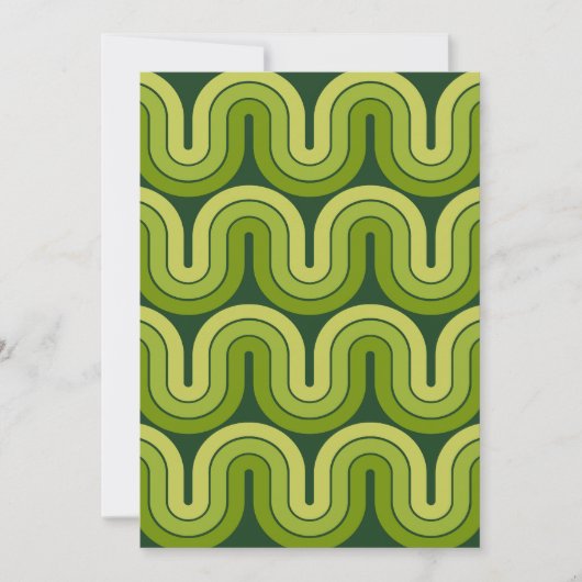 Ontwerp van de retro geometrische gradiënt kaart (Voorkant)