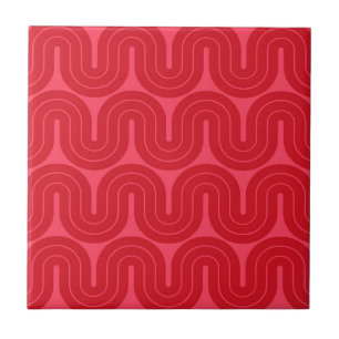 Ontwerp van de retro geometrische gradiënt tegeltje