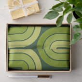 Ontwerp van de retro geometrische gradiënt tissuepapier (Geschenk)