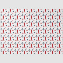 Ontwerp van de rode en Navy Nautical Series 12