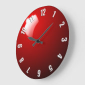 Ontwerp van de rode snelklok grote klok (Hoek)