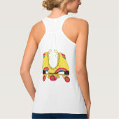 Ontwerp van de  roller-schaatsen tanktop (Achterkant)