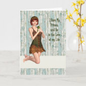 Ontwerp van de romance in een Zuivere Vertaling Pl Kaart (Gele Bloem)