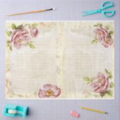 Ontwerp van de Romantische Roos-reeks 7 Tissuepapier (Craft)