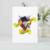 Ontwerp van de roomschedel en het hart van het tat (Staand voorkant)