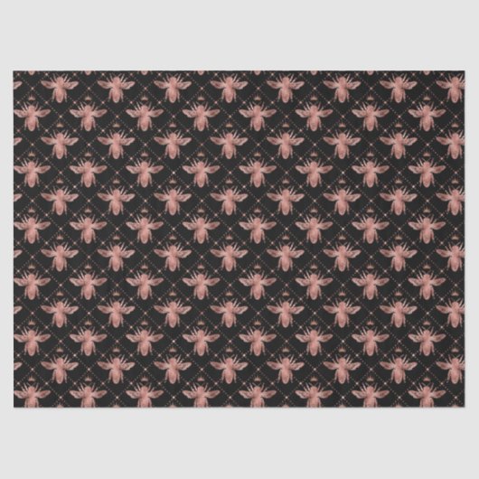 Ontwerp van de roos Gold Bee-reeks 10-tapepapier Tissuepapier (Voorkant)