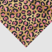 Ontwerp van de Roze en Gold Leopard-reeks 13 Tissuepapier (Detail)