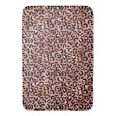 Ontwerp van de Roze en Gold Leopard-reeks 15 Badmat (Voorkant Verticaal)