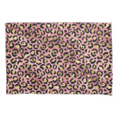 Ontwerp van de Roze en Gold Leopard-reeks 15 Kussensloop (Voorkant)