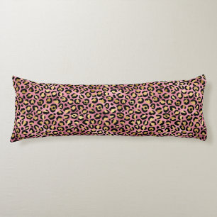 Ontwerp van de Roze en Gold Leopard-reeks 15 Lichaamskussen