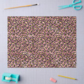 Ontwerp van de Roze en Gold Leopard-reeks 15 Tissuepapier (Craft)