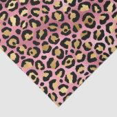 Ontwerp van de Roze en Gold Leopard-reeks 15 Tissuepapier (Detail)
