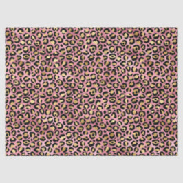 Ontwerp van de Roze en Gold Leopard-reeks 15 Tissuepapier