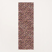 Ontwerp van de Roze en Gold Leopard-reeks 15 Yogamat (Voorkant)