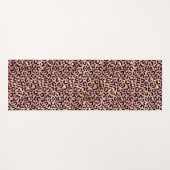Ontwerp van de Roze en Gold Leopard-reeks 15 Yogamat (Voorkant (horizontaal))
