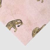 Ontwerp van de Roze en Gold Leopard-reeks 18 Tissuepapier (Detail)