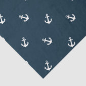 Ontwerp van de Roze en Navy Nautical Series 16 Tissuepapier (Detail)