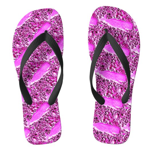 ontwerp van de roze walvispeul teenslippers (Voetbed)