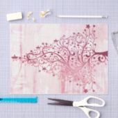 Ontwerp van de roze waterkleurige kerstserie 16 tissuepapier (Craft)