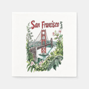 Ontwerp van de San Francisco Golden Gate Bridge Wa Servet