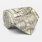 Ontwerp van de Santa Fe Heavy Steam Train Stropdas (Opgerold)