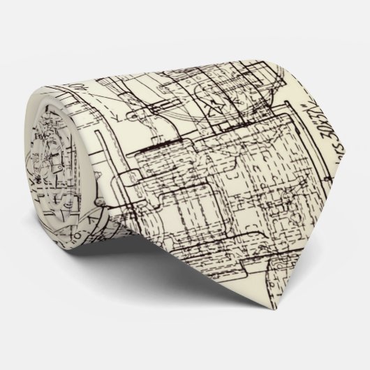 Ontwerp van de Santa Fe Heavy Steam Train Stropdas (Opgerold)