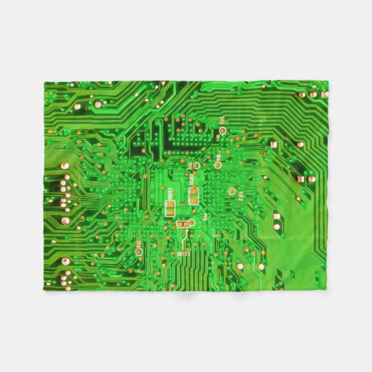 Ontwerp van de schakelkaart fleece deken (Voorkant (Horizontaal))