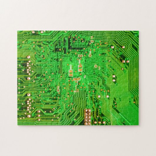 Ontwerp van de schakelkaart legpuzzel (Horizontaal)