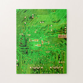 Ontwerp van de schakelkaart legpuzzel