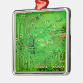 Ontwerp van de schakelkaart metalen ornament (Links)