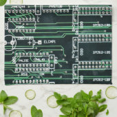 Ontwerp van de schakelplank theedoek (Gevouwen)