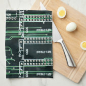 Ontwerp van de schakelplank theedoek (Quarter Fold)