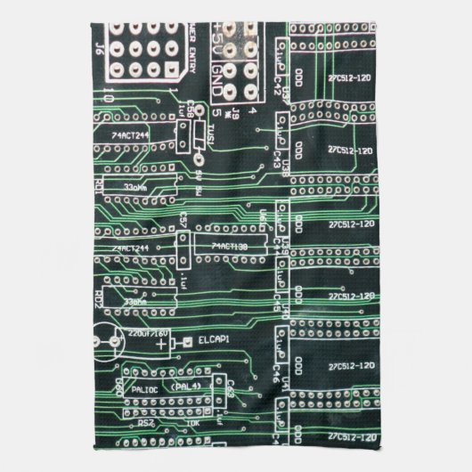 Ontwerp van de schakelplank theedoek (Verticaal)