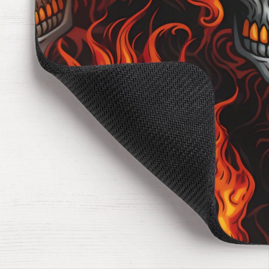 Ontwerp van de schedel gothische tattoos rots en r muismat (Hoek)