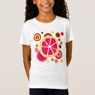Ontwerp van de schuifcirkels voor pompelmoes t-shirt