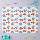 Ontwerp van de serie Marine Life Series 4 Tissue P Tissuepapier (Craft)