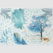 Ontwerp van de sneeuwgnoomreeks 4 tissuepapier (Voorkant)