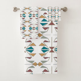 Ontwerp van de Southwestern Oblique driehoek Bad Handdoek