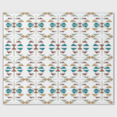 Ontwerp van de Southwestern Oblique driehoek Cadeaupapier (Vlak)