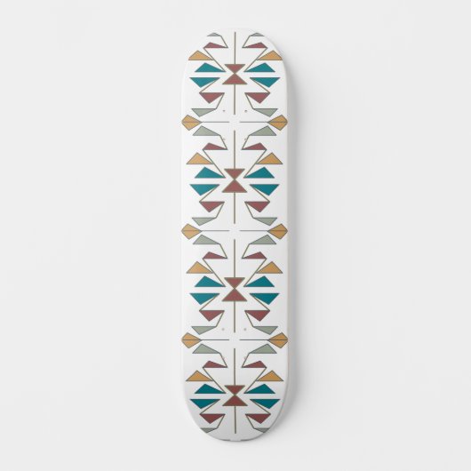 Ontwerp van de Southwestern Oblique driehoek Persoonlijk Skateboard (Voorkant)