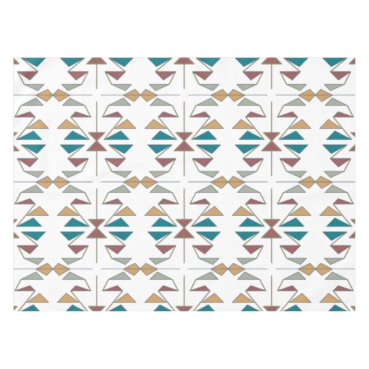 Ontwerp van de Southwestern Oblique driehoek Tafelkleed (Voorkant (Horizontaal))