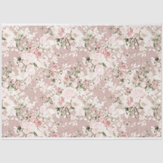Ontwerp van de  Spring Shabby Chic-reeks 8 Tissuepapier (Voorkant)