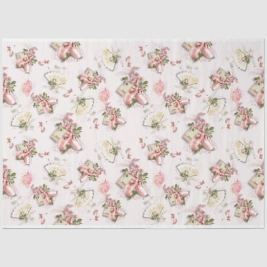 Ontwerp van de Spring Shabby Chic-reeks 9 Tissuepapier (Voorkant)