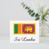 Ontwerp van de Sri Lanka-vlag Briefkaart (Staand voorkant)