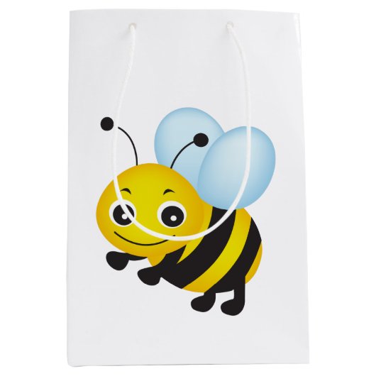 Ontwerp van de staafbijen medium cadeauzakje (Voorkant)