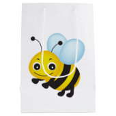 Ontwerp van de staafbijen medium cadeauzakje (Achterkant)