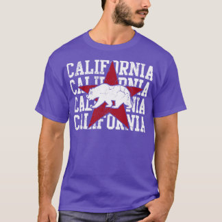 Ontwerp van de staatsvlag van Californië T-shirt